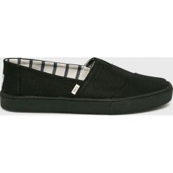 Toms - Espadryle Classic. Czarne espadryle męskie Toms, bez wzorów, z materiału. W wyprzedaży za 179,90 zł.