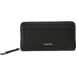 Portfele damskie: Calvin Klein CONTEMPORARY LARGE ZIPAROUND Portfel black