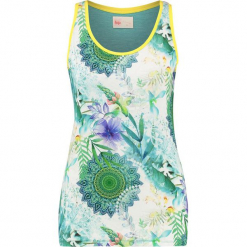 Top "Viridi" w kolorze zielonym ze wzorem. Zielone topy damskie Hip, xs, z okrągłym kołnierzem. W wyprzedaży za 122,95 zł.
