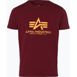 T-shirty męskie: Alpha Industries – T-shirt męski, czerwony