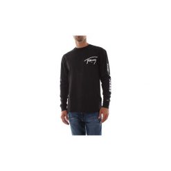 T-shirty z długim rękawem Tommy Jeans DM0DM07015 SLEEVE LOGO. Czarne t-shirty męskie Tommy Jeans, s, bez wzorów, z jeansu, bez kołnierzyka, długie. Za 177,91 zł.