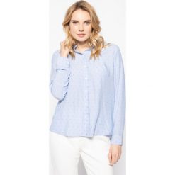 Koszula Lee One Pocket Shirt L45THUNJ. Niebieskie bluzki damskie Lee, s, bez wzorów, z bawełny, bez kołnierzyka, bez rękawów. W wyprzedaży za 189,00 zł.