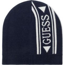 Czapka GUESS - Not Coordinated Hats AM8591 WOL01 BLU. Niebieskie czapki męskie Guess, na zimę, z aplikacjami, z materiału. W wyprzedaży za 109,00 zł.