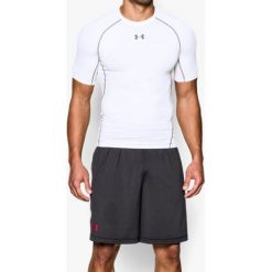 Odzież termoaktywna męska: Under Armour Koszulka termoaktywna HeatGear Compression Shortsleeve M biała r. XS (1257468-100)