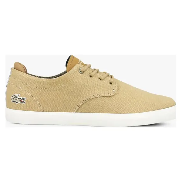 Lacoste Esparre 118 4 buty męskie, beżowy, rozmiar 41. Brązowe buty sportowe męskie Lacoste, z bawełny, na sznurówki. W wyprzedaży za 212,49 zł.