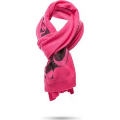 RÓŻOWY SZALIK ICE PLAY. Różowe szaliki damskie Ice Play, z aplikacjami, klasyczne. Za 164,50 zł.