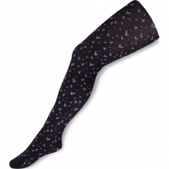 Rajstopy. Szare rajstopy dziewczęce TIGHT MICROFIBRE COLORFUL, bez wzorów, z dzianiny. Za 12,90 zł.