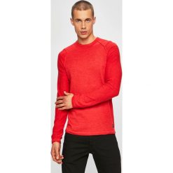 Blend - Sweter. Niebieskie swetry męskie Blend, s, bez wzorów, z bawełny, z okrągłym kołnierzem, bez kaptura. W wyprzedaży za 69,90 zł.