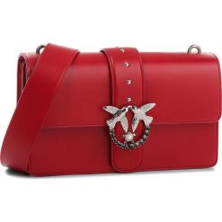 Listonoszki damskie: Torebka PINKO - Love Simply 6 Tracolla AI 18-19 PLTT 1P2176 Y4YM Red R52