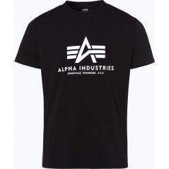 T-shirty męskie: Alpha Industries – T-shirt męski, czarny
