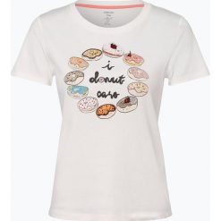Marc Cain Collections - T-shirt damski, beżowy. Brązowe t-shirty damskie Marc Cain Collections, s, z nadrukiem, eleganckie, bez kołnierzyka. Za 499,95 zł.