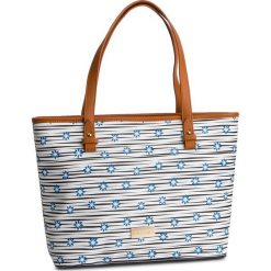 Torebka MONNARI - BAG2590-017 White With Camel. Białe torebki klasyczne damskie Monnari, bez wzorów, ze skóry ekologicznej, klasyczne, bez dodatków. W wyprzedaży za 189,00 zł.