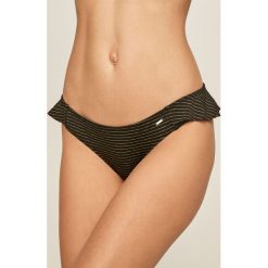 Pepe Jeans - Figi kąpielowe Noa. Czarne stroje kąpielowe damskie Pepe Jeans, s, bez wzorów, z elastanu. W wyprzedaży za 79,90 zł.