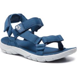 Sandały JACK WOLFSKIN - Seven Seas 2 Sandal W 4022441 Ocean Wave. Niebieskie klapki damskie Jack Wolfskin, bez wzorów, z tworzywa sztucznego, bez obcasa. W wyprzedaży za 189,00 zł.