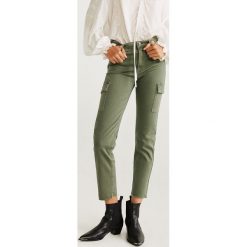 Mango - Jeansy Cargo. Żółte jeansy damskie Mango. Za 139,90 zł.