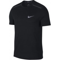 Nike T-Shirt Męski M Nk Tailwind Top Ss, Black L. Czarne t-shirty męskie marki Nike, m, z tkaniny, na fitness i siłownię. Za 179,00 zł.