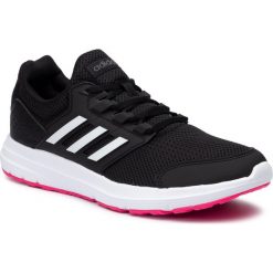 Buty adidas - Galaxy 4 EE8036 Cblack/Ftwwht/Shopnk. Czarne buty sportowe damskie Adidas, bez wzorów, z tworzywa sztucznego, sportowe, do biegania. W wyprzedaży za 159,00 zł.