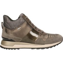 Półbuty GEOX D ANEKO B ABX. Brązowe półbuty damskie sznurowane Geox, na wysokim obcasie. Za 309,90 zł.