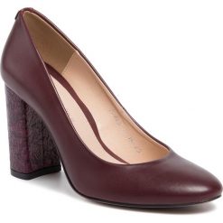 Półbuty BALDACCINI - 1244500 Bordo Lico/H Namaste Bordo. Czerwone półbuty damskie Baldaccini, bez wzorów, ze skóry, bez obcasa, na obcasie, bez zapięcia. Za 279,00 zł.