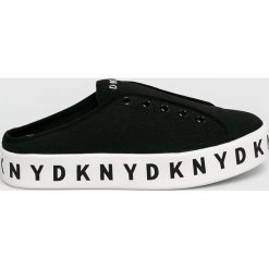Dkny - Buty. Czarne buty sportowe damskie DKNY, bez wzorów, z gumy, sportowe. W wyprzedaży za 479,90 zł.