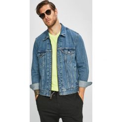 Levi's - Kurtka jeansowa. Niebieskie płaszcze męskie Levi's®, s, bez wzorów, z bawełny, krótkie, bez kaptura. W wyprzedaży za 399,90 zł.