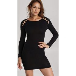Czarna Sukienka Echonne. Czarne sukienki damskie Renee, na lato, xl, bez wzorów, bez kołnierzyka, bez rękawów. Za 59,99 zł.