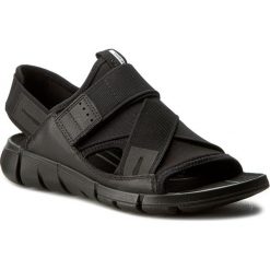 Sandały ECCO - Intrinsic Sandal 84200351052 Black/Black. Czarne sandały damskie marki ecco, na płaskiej podeszwie. Za 429,90 zł.