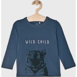Name it - Longsleeve dziecięcy 92-128 cm. Brązowe t-shirty chłopięce Name it, z nadrukiem, z elastanu, z długim rękawem. W wyprzedaży za 27,90 zł.