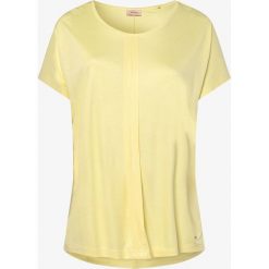 TRIANGLE - T-shirt damski, żółty. Żółte t-shirty damskie Triangle, bez wzorów, z materiału, bez kołnierzyka. Za 159,95 zł.