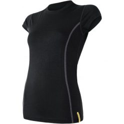 Sensor Koszulka Sportowa Damska Active Black S. Czarne koszulki damskie termoaktywne Sensor, s, bez wzorów. W wyprzedaży za 49,00 zł.