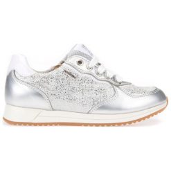 Geox Tenisówki Dziewczęce Jensea 31 Srebrne. Szare buty dziewczęce sportowe marki Geox. W wyprzedaży za 189,00 zł.