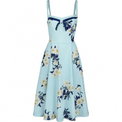 H&R London Vintage Blue Daisy Dress Sukienka jasnoniebieski. Niebieskie sukienki H&R London, l, vintage. Za 121,90 zł.