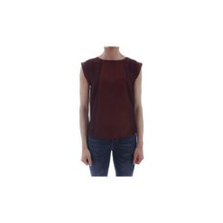 Topy na ramiączkach / T-shirty bez rękawów Marella 39410695. Czerwone bluzki damskie Marella, m, bez wzorów, bez kołnierzyka. Za 287,22 zł.