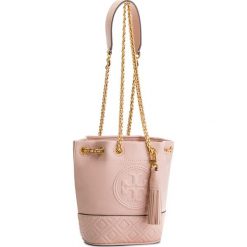 Torebka TORY BURCH - Fleming Mini Bucket Bag 49321 Shell Pink 652. Czerwone torebki worki Tory Burch, ze skóry. W wyprzedaży za 1059,00 zł.