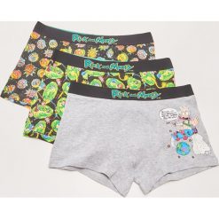 3 pack bokserek Rick and Morty - Wielobarwn. Szare bokserki męskie House. Za 59,99 zł.