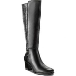 Kozaki CAPRICE - 9-25540-39 Black Comb 019. Różowe buty zimowe damskie marki Caprice, z materiału. W wyprzedaży za 359,00 zł.