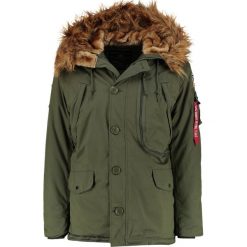 Alpha Industries Kurtka zimowa dark green. Zielone marynarki męskie Alpha Industries, na zimę, xl, bez wzorów, z poliesteru. Za 1049,00 zł.