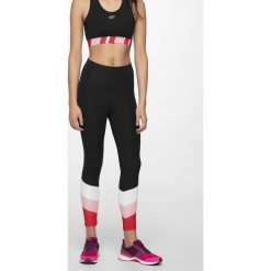 Legginsy treningowe damskie SPDF270 - głęboka czerń. Legginsy damskie 4f, bez wzorów, z elastanu. W wyprzedaży za 79,99 zł.