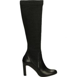 Kozaki - SOFIA N-P NER. Czarne buty zimowe damskie marki Venezia, ze skóry. Za 359,00 zł.