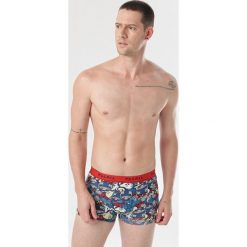Niebiesko-Czerwone Bokserki Naririen. Niebieskie bokserki męskie Born2be, bez wzorów. Za 19,99 zł.