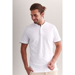Koszulka polo w kolorze białym. Białe koszulki męskie TATUUM, xl, bez wzorów, z bawełny, polo, bez rękawów. W wyprzedaży za 54,95 zł.