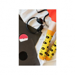 BananaSocks - skarpetki Vinyl. Brązowe skarpetki damskie Banana socks. Za 27,99 zł.