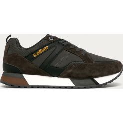S. Oliver - Buty. Szare buty sportowe męskie S.Oliver, ze skóry, na sznurówki. Za 279,90 zł.