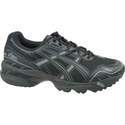 Asics Gel-1090 1021A275-001 buty sneakers, buty sportowe męskie czarne 47. Czarne buty sportowe męskie Asics lifestyle, ze skóry, bez zapięcia. W wyprzedaży za 359,99 zł.