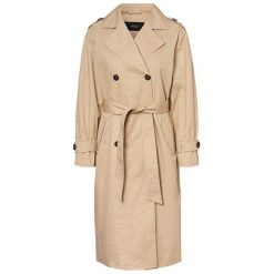 Vero Moda Damski płaszcz VMHAMBORG LONG TRENCHCOAT KI Trawertyn (Rozmiar M). Kurtki damskie Vero Moda, m, bez wzorów. W wyprzedaży za 170,00 zł.