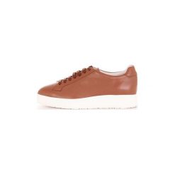 Buty Santoni MBDP20672BIAXAR. Pomarańczowe trampki męskie Santoni, bez wzorów, bez zapięcia. Za 885,07 zł.