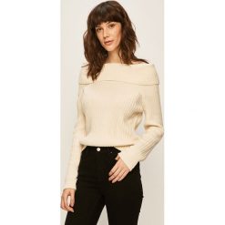 Tally Weijl - Sweter. Białe swetry damskie TALLY WEIJL, s, bez wzorów, z dzianiny, bez rękawów, bez kaptura. W wyprzedaży za 89,90 zł.