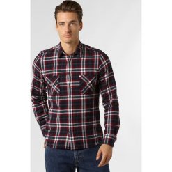 DENIM by Nils Sundström - Koszula męska, niebieski. Niebieskie koszule męskie DENIM by Nils Sundström, xl, w kratkę, z denimu, bez kołnierzyka, bez rękawów. Za 129,95 zł.