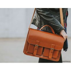 Torba na ramię, plecak 3w1 niebieska, skórzana. Niebieskie plecaki męskie Pakamera, klasyczne. Za 699,00 zł.
