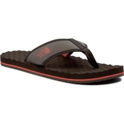 Japonki THE NORTH FACE - Basecamp Flip Flop T0ABPERDQ Falcnbn/Tbtnorg. Pomarańczowe klapki męskie marki The North Face, bez wzorów, ze skóry ekologicznej. Za 99,00 zł.